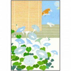 ひらいみも ポストカード（朝顔：夏涼み）の画像