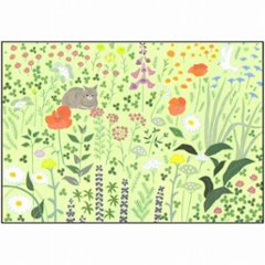 ひらいみも ポストカード（花風景：のんびり）の画像