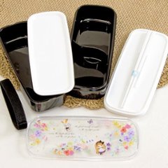 英字フェアリーテイル　2段ランチボックス（アリス）画像