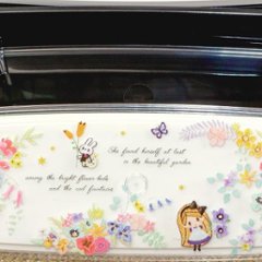 英字フェアリーテイル　2段ランチボックス（アリス）画像