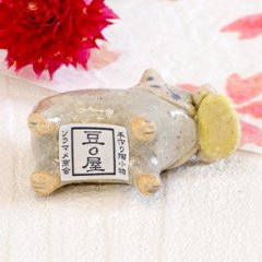 豆屋　箸置き（ドロボー猫　小判　グレイ）画像