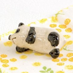 豆屋　箸置き（パンダ　横　うでまくら）画像