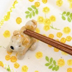 豆屋　箸置き（秋田犬　仔犬　おすわり）画像