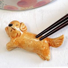 豆屋　箸置き（ゴールデン　レトリーバー　よこ）の画像