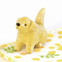 豆屋　箸置き（ラブラドール　レトリーバー　イエロー　座り）の画像