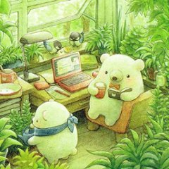 ちっぷ ポストカード（パパの仕事部屋）画像