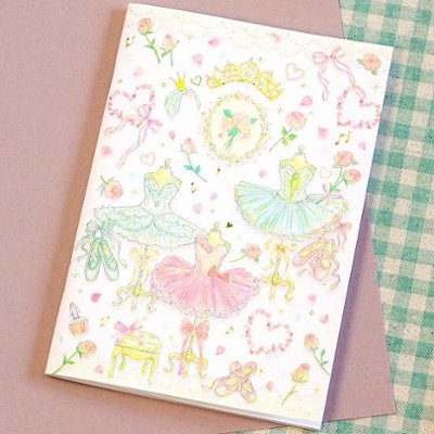 たけいみき　B6ノート（ローズバレリーナ）の画像