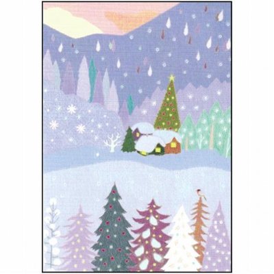 ひらいみも ポストカード（幻想的なクリスマス）の画像