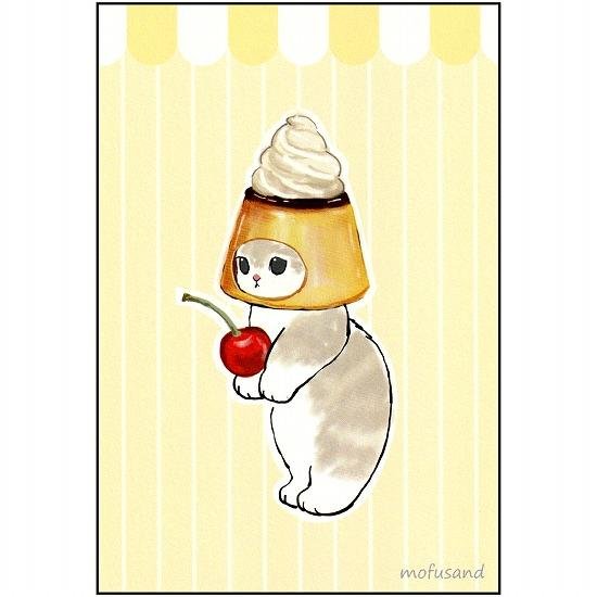 mofusand　ポストカード（プリンにゃん）画像