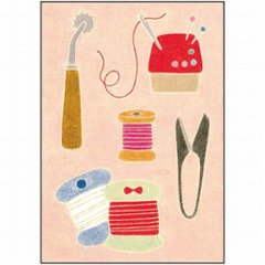 伊藤絵里子 ポストカード（裁縫セット）の画像