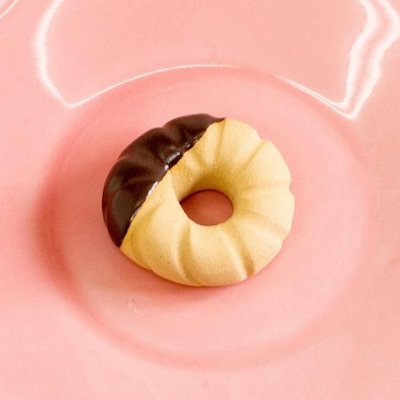イホシロ窯　箸置き（フレンチクルーラー　チョコ）の画像