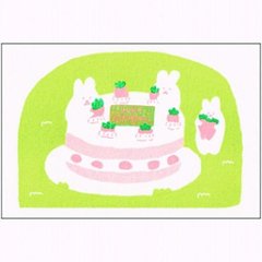 レトロ印刷　ポストカード（にんじんケーキ）の画像