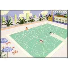 ひらいみも ポストカード（プール：飛び板）の画像
