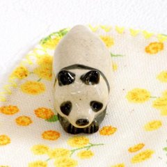 豆屋　箸置き（パンダ　うつぶせ　まっすぐ）画像