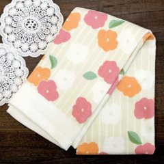 さいか　ガーゼたおる（縞模様）ベージュの画像