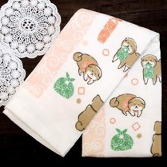 さいか　ガーゼたおる（こそどろわんこ）ピンクの画像