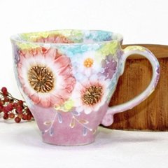 工房ゆずりは　マグ（紫京花）の画像