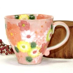 工房ゆずりは　マグ（紅彩花化粧）の画像