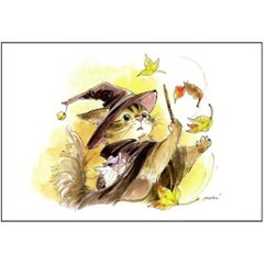 いなとめ まきこ ポストカード（Mel/Autumn）の画像