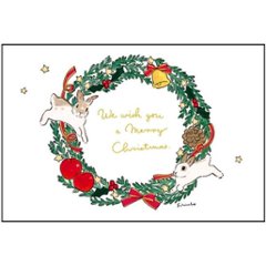 森山標子 クリスマスポストカード（リース）の画像