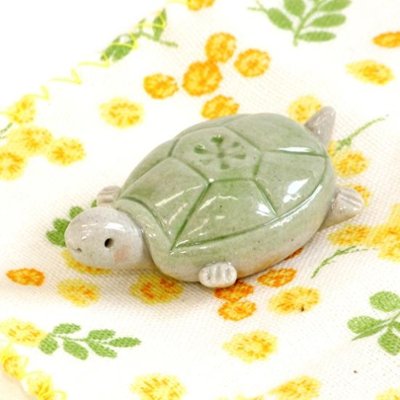 豆屋　箸置き（うさぎとかめ：かめ）の画像