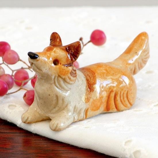 豆屋　箸置き（ラフ　コリー）画像