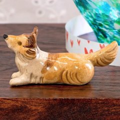 豆屋　箸置き（ラフ　コリー）画像