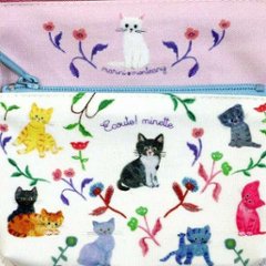 エクートミネット　2段ポーチ（Flower）画像