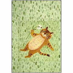 4legs ポストカード（草はらのトラネコ）の画像