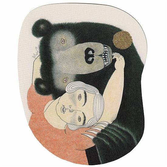 moritaMiW　ポストカード（熊のドー）画像