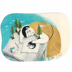 moritaMiW　ポストカード（机上のヘンテコロン）の画像