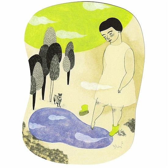 moritaMiW　ポストカード（雨上がりに）画像