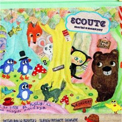 エクート　ペンポーチ（カラフル森）画像