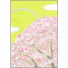 ひらいみも ポストカード（空と桜：虹）の画像
