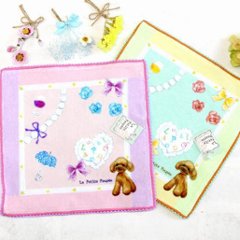 プティット・プぺ　ミニタオル（パールプードル）の画像