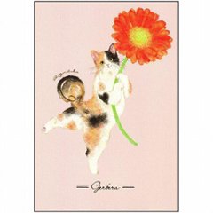 metty bebe ポストカード（ガーベラ）の画像