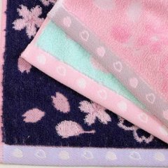 GuGu World タオルハンカチ（桜と柴犬）画像