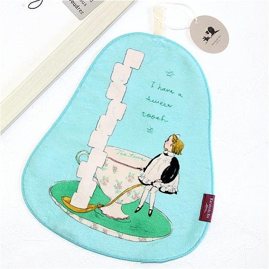 くらはしれい　プリントループタオル（ブルー）画像