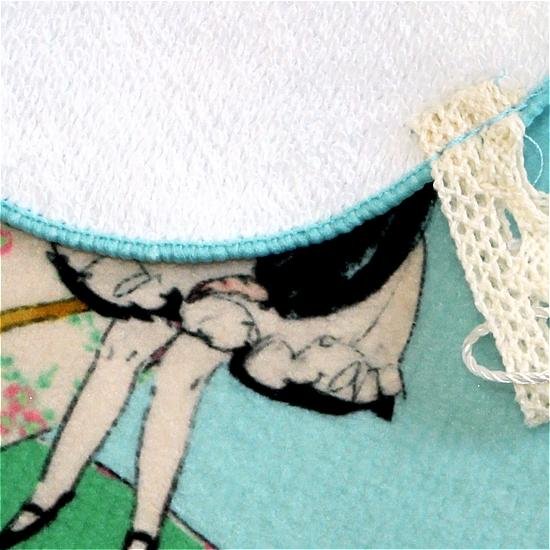 くらはしれい　プリントループタオル（ブルー）画像