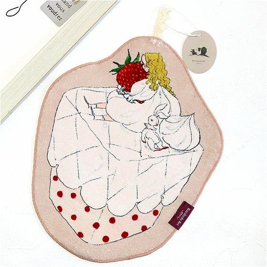 くらはしれい　プリントループタオル（ベージュ）画像