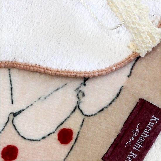 くらはしれい　プリントループタオル（ベージュ）画像