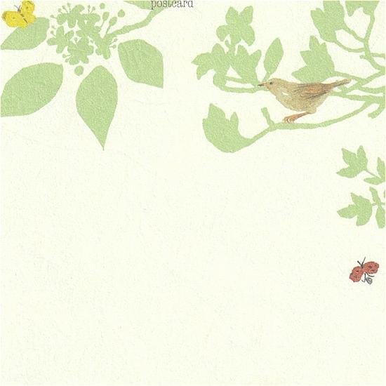 いわぶちさちこ ポストカード（のはらの春）画像