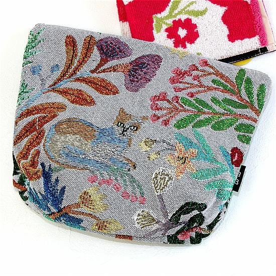 松尾ミユキ　トラベルポーチ（Two cats）画像