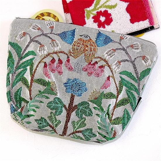 松尾ミユキ　トラベルポーチ（Flower bird）画像