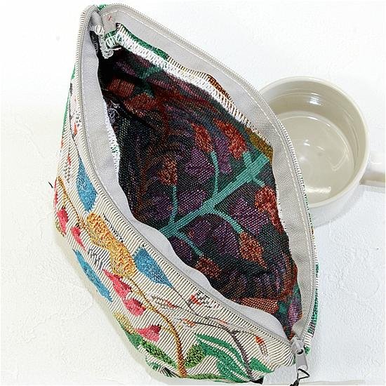 松尾ミユキ　トラベルポーチ（Flower bird）画像