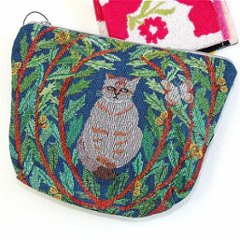 松尾ミユキ　トラベルポーチ（Butterfly cat）の画像