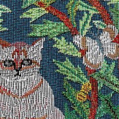 松尾ミユキ　トラベルポーチ（Butterfly cat）画像