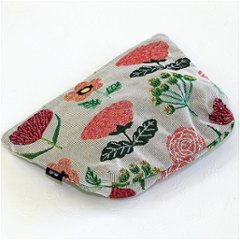 松尾ミユキ　トラベルポーチ（Flower01 IV）画像