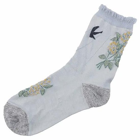 いろは ソックス（アジサイとツバメ）画像