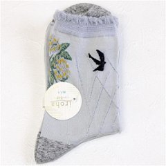 いろは ソックス（アジサイとツバメ）画像